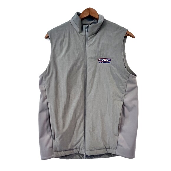 Holderness & Bourne The King Golf Vest Grey Insulated Full Zip Medium - Picture 1 of 8